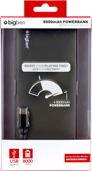Bigben Interactive - Chargeur portable 8000 mAh (Nintendo Switch) Bigben Interactive - Chargeur portable 8000 mAh (Nintendo Switch)